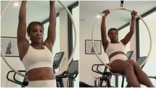 VIDEO Serena Williams, antrenament intens la sală