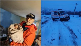 O t&acirc;nără dintr-un sat din Iași a născut acasă, după ce ambulanța care trebuia să o ducă la spital a rămas blocată din cauza zăpezii
