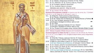 Ce sărbătoare este &icirc;n Calendarul ortodox pe 23 februarie 2026?