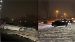 VIDEO 19 șoferi din București au rămas fără permis de conducere după ce au făcut drifturi