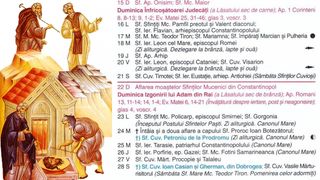 Ce sărbătoare este &icirc;n Calendarul ortodox pe 24 februarie 2026?