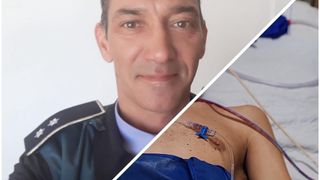 "A crezut că iadul s-a terminat, dar nu era așa". Drama unui polițist care a primit un diagnostic crunt după ce a fost la un pas să &icirc;și piardă fata și băiatul