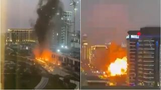 VIDEO Scene de război &icirc;n Dubai, după atacul masiv al Iranului. Clădiri de lux, &icirc;n flăcări