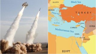 Două rachete ale Iranului, lansate către Cipru.