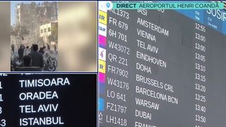 VIDEO 23 de zboruri, anulate din cauza războiului din Orientul Mijlociu