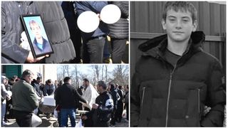Imagini sf&acirc;șietoare de la &icirc;nmorm&acirc;ntarea lui Dănuț, băiatul de 14 ani care a murit la școală, &icirc;n Botoșani! Oamenii din comună au str&acirc;ns bani pentru ajuta familia minorului, greu &icirc;ncercată de tragedie