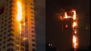 VIDEO Războiul din Orient se extinde! Clădirea Asigurărilor Sociale din Kuweit, &icirc;n flăcări după un atac cu dronă