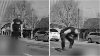 VIDEO Crimă &icirc;n Crevedia! Și-a ucis rivalul &icirc;n mijlocul șoselei. &bdquo;E nebun&rdquo;