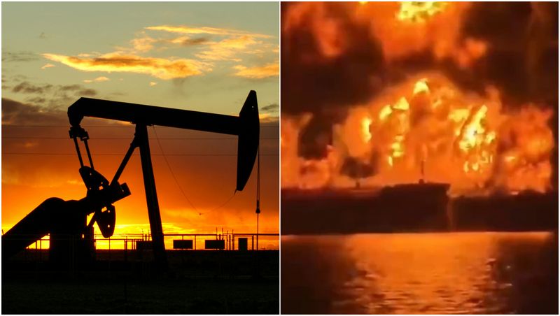 Prețul petrolului sare din nou peste 100 de dolari, după ce Iranul a bombardat mai multe petroliere și depozite de țiței