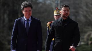 VIDEO Volodimir Zelenski a ajuns &icirc;n Rom&acirc;nia! Președintele Ucrainei s-a &icirc;nt&acirc;lnit cu președintele Rom&acirc;niei, Nicușor Dan