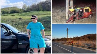Nicolae s-a sinucis la doar 22 de ani după ce a pierdut toți banii la păcănele. A intrat cu mașina &icirc;ntr-un st&acirc;lp electric 