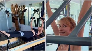 VIDEO Jane Seymour, sport la 75 de ani