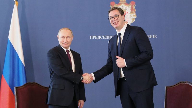 Președintele sârb Aleksandar Vucic 