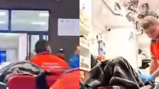 VIDEO Un copil din Timiș aproape că a murit sub ochii tatălui. E la ATI după ce o poartă a căzut peste el