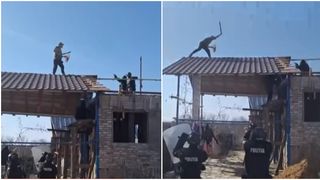 VIDEO &bdquo;Făcuse deranj cu maceta&rdquo;. De ce a făcut scandal &bdquo;spadasinul&rdquo; din Poiana Lacului