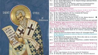 Sărbătoare 18 martie 2026:Sf&acirc;ntul Chiril al Ierusalimului