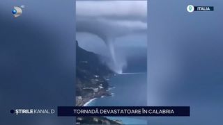 VIDEO Tornadă și fenomene extreme &icirc;n Italia: Ciclonul Jolinda provoacă haos &icirc;n Calabria