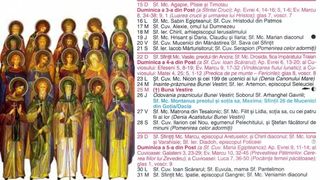 Ce sărbătoare este &icirc;n Calendarul ortodox pe 20 martie 2026?