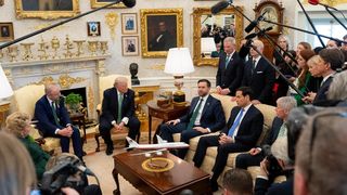 Donald Trump, alături de premierul din Irlanda