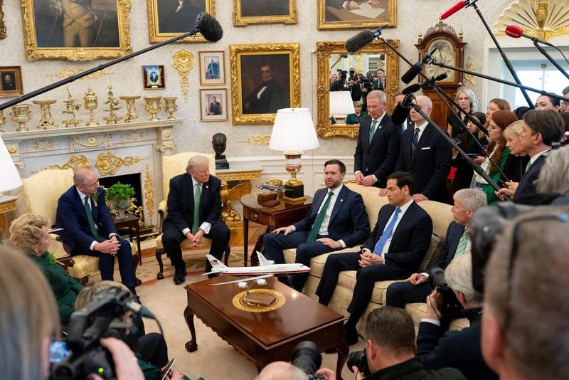 Donald Trump, alături de premierul din Irlanda