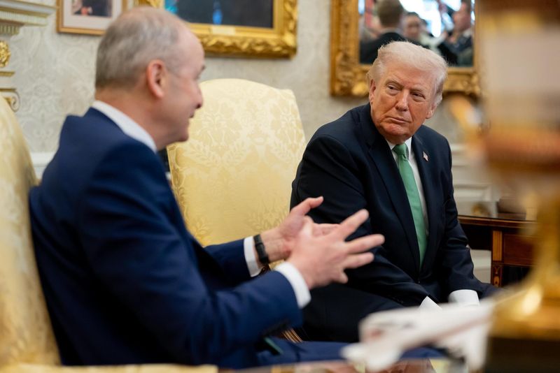Donald Trump, alături de premierul din Irlanda