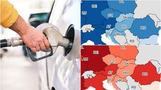 Scumpiri de la o oră la alta &icirc;n benzinării. Prețul plătit de șoferi &icirc;n Rom&acirc;nia, mai mare dec&acirc;t &icirc;n țările vecine - HARTA