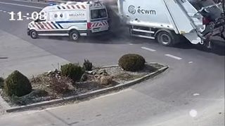 accident valcea, barbat ranit 