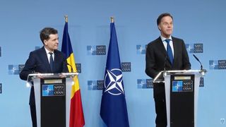 VIDEO Președintele Nicușor Dan, &icirc;nt&acirc;lnire cu șeful NATO la Bruxelles. "Rom&acirc;nia este sigură. Vom apăra fiecare centimetru din teritoriul NATO", spune Mark Rutte