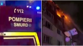 VIDEO Incendiu &icirc;ntr-un bloc din Bacău! O femeie a murit și două persoane s-au intoxicat cu fum