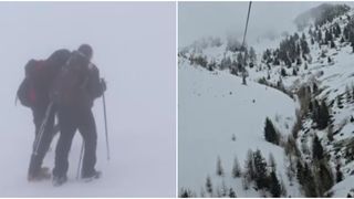 VIDEO Zăpada atrage turiștii la munte