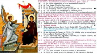 Sărbătoare mare, cu cruce roșie, pe 25 martie 2026 &icirc;n Calendarul ortodox!