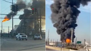 VIDEO Explozie puternică la o rafinărie din Texas
