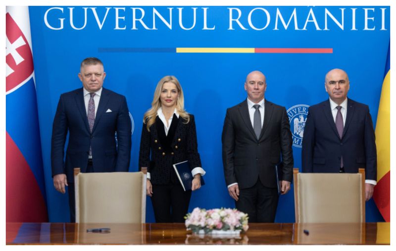 Robert Fico, primit la Palatul Victoria de Ilie Bolojan