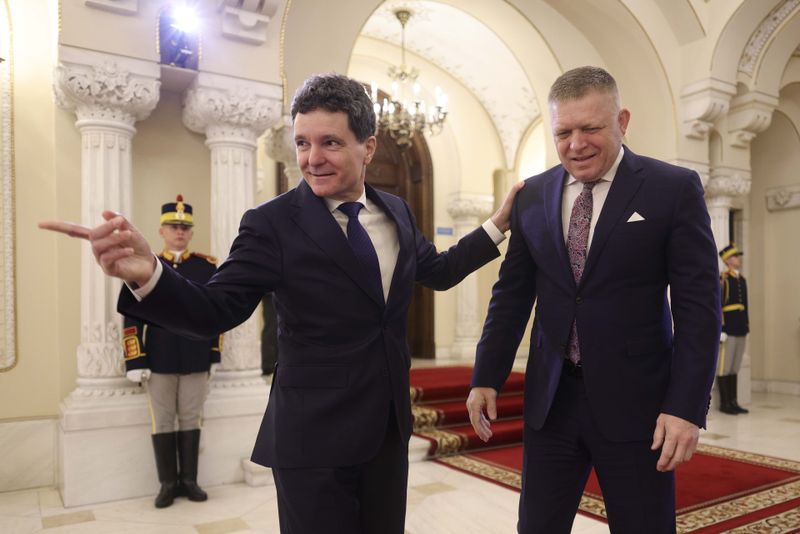 Premierul slovac Robert Fico, la Palatul Cotroceni, 27 martie 2026.