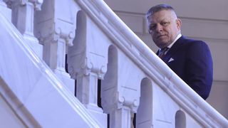 Premierul slovac Robert Fico, la Palatul Cotroceni, 27 martie 2026.