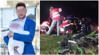 El este Adrian, motociclistul de 21 de ani, mort &icirc;n accidentul din Mehedinți. Era tatăl unei fetițe de un an și urma să se &icirc;nsoare anul acesta