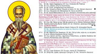 Ce sărbătoare este &icirc;n Calendarul ortodox pe 31 martie 2026?