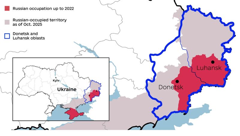 Situația la zi a regiunii Donbas 