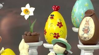 VIDEO &bdquo;Toate detaliile sunt lucrate manual&rdquo;. Colecția figurinelor din ciocolată pentru Paște