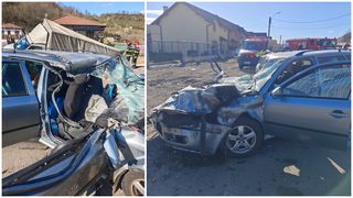 Accident grav &icirc;n Mureș. Printre victime se află și 2 copii