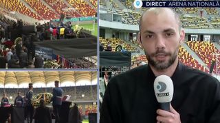 VIDEO Nicușor Dan, marele absent de la priveghiul lui Mircea Lucescu. Președintele nu a ajuns la Arena Națională