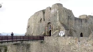 VIDEO Cetatea Neamț, o adevărată atracție pentru turiști