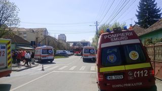 incendiu sibiu, persoane evacuate 