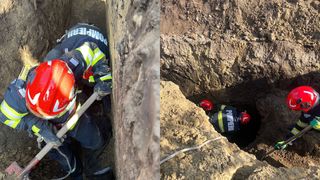 Prins sub un mal de păm&acirc;nt, un gălățean a murit. Omul făcea lucrări la rețeaua de canalizare