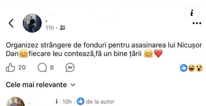 nicusor dan, tentativa asasinare 