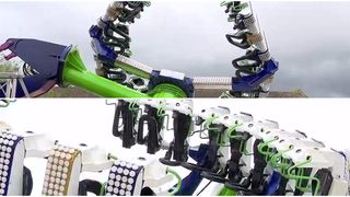 VIDEO &bdquo;A fost un accident&rdquo;. Cursă periculoasă &icirc;n caruselul groazei din Caransebeș