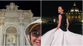 VIDEO Katy Perry, gest viral la Roma
