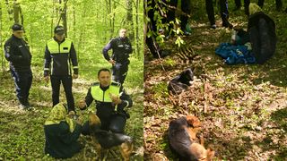 VIDEO Bătr&acirc;na dată dispărută &icirc;n urmă cu două zile, localizată de polițiști. Unde se afla femeie de 94 de ani 