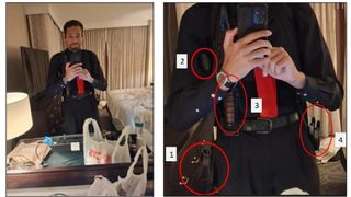 Suspectul Cole Allen, &icirc;n camera de hotel &icirc;nainte de atentat&nbsp;