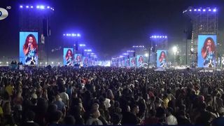 VIDEO Shakira, mega-concert gratuit &icirc;n Brazilia